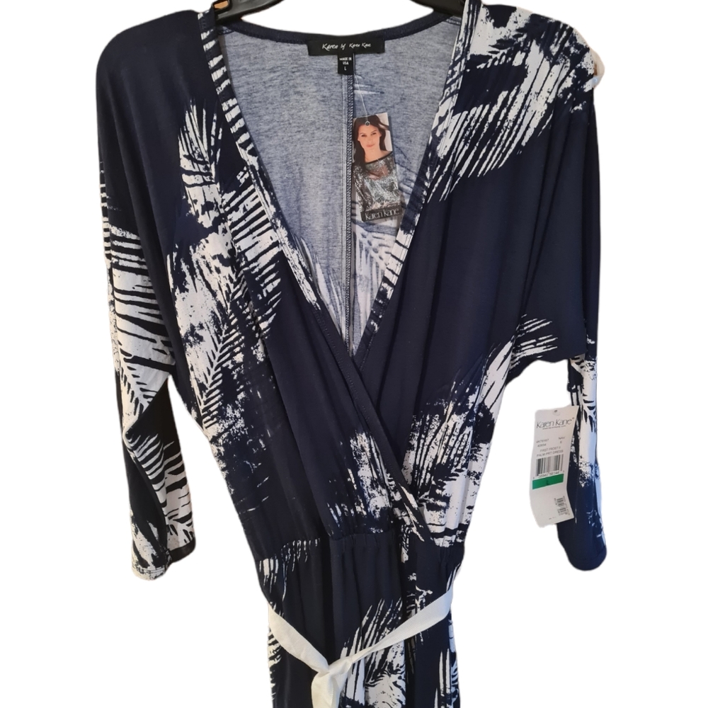 Karen by Karen Kane Palm Print Dress